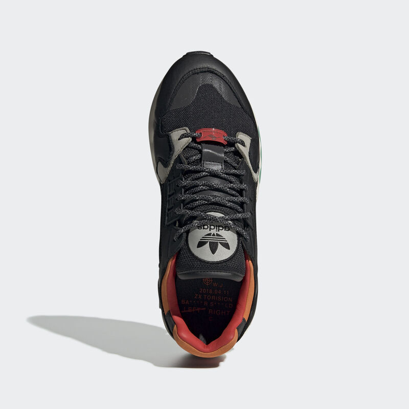 Adidas originals zx torsion black sale